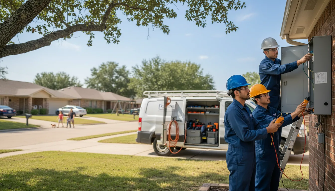 Certified electrician providing emergency electrical services in Armington, IL